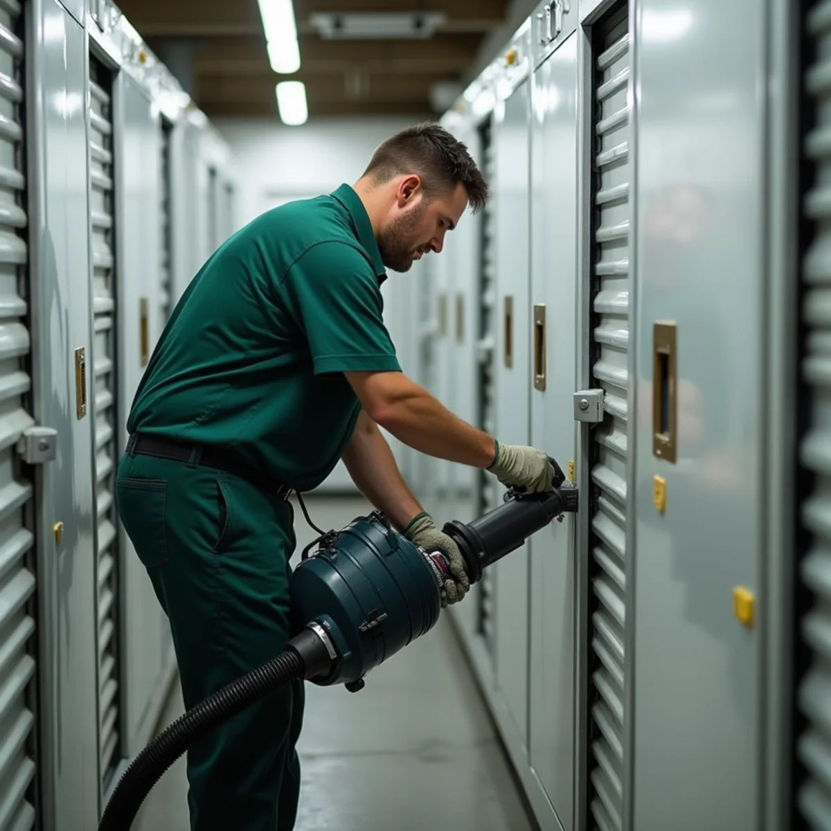Medical-grade HEPA vacuum sanitizing facility ventilation intake