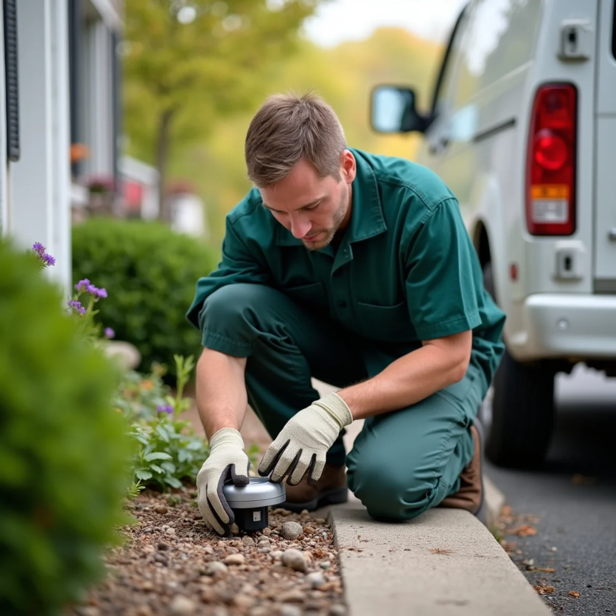 Exterior tamper-resistant monitoring station installed in Suffolk County, NY - Suffolk County NY