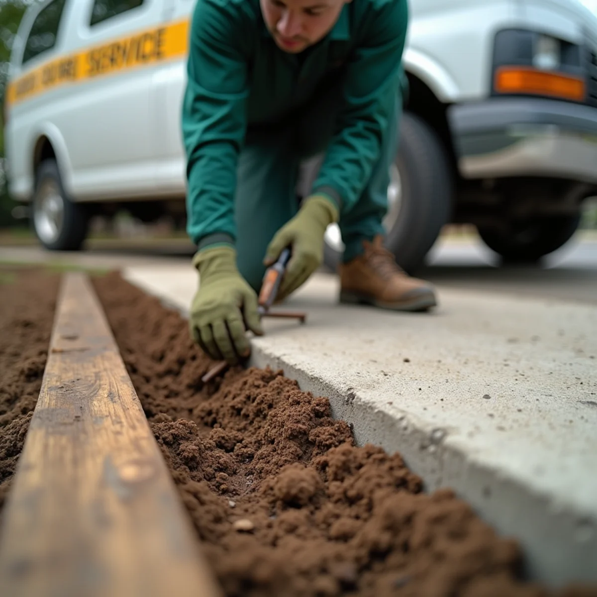 Subterranean termite mud shelter tube ascending concrete foundation wall